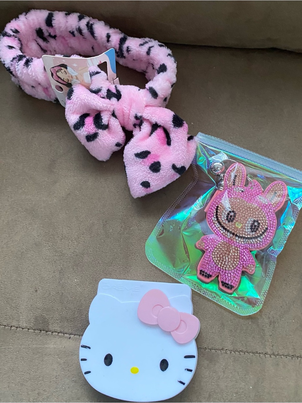 Pink Leopard Print Bow Headband for Kids - Plush Fashion Accessory